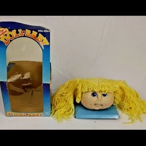 Vintage 1984 Original Doll-Baby Doll Head (Martha Nelson Thomas) Box+papers
